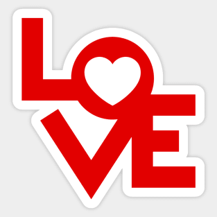 Love Design With A Heart Sticker